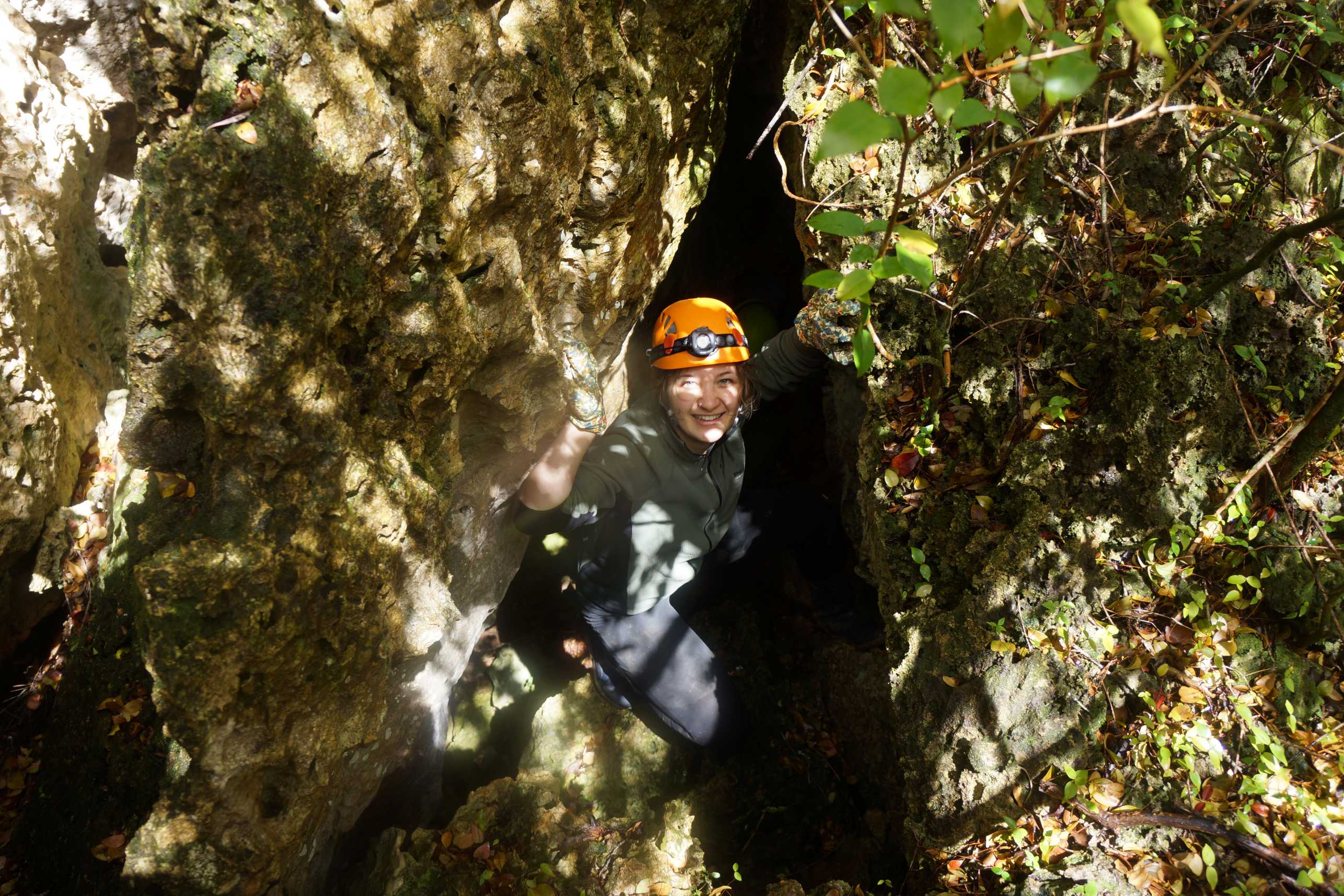 Enlarged view: HURRICANE Outside the cave